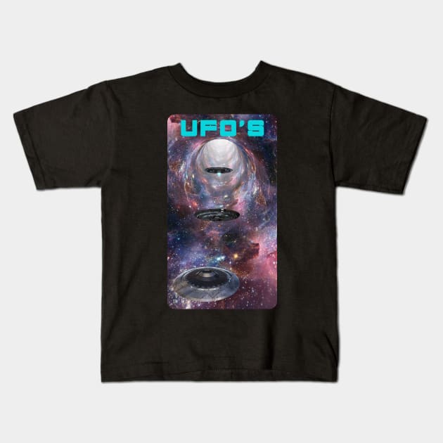 UFO's - Are we alone out there... Kids T-Shirt by The Black Panther